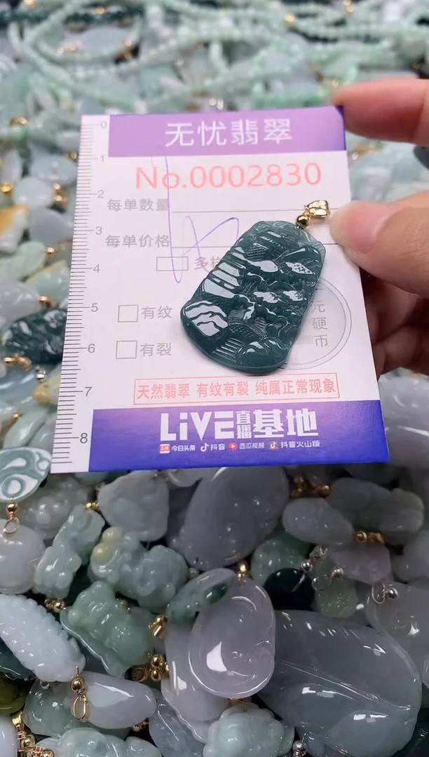吊坠(不含链)未镶嵌翡翠2830