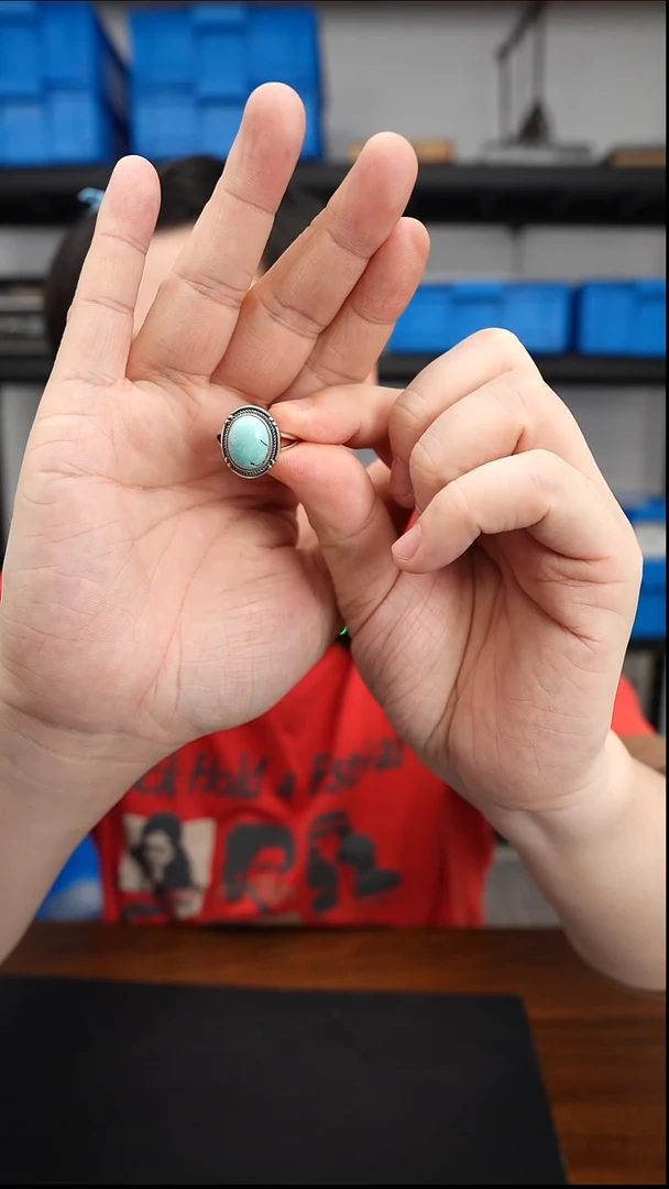 未镶嵌绿松石戒指0102DL087戒指