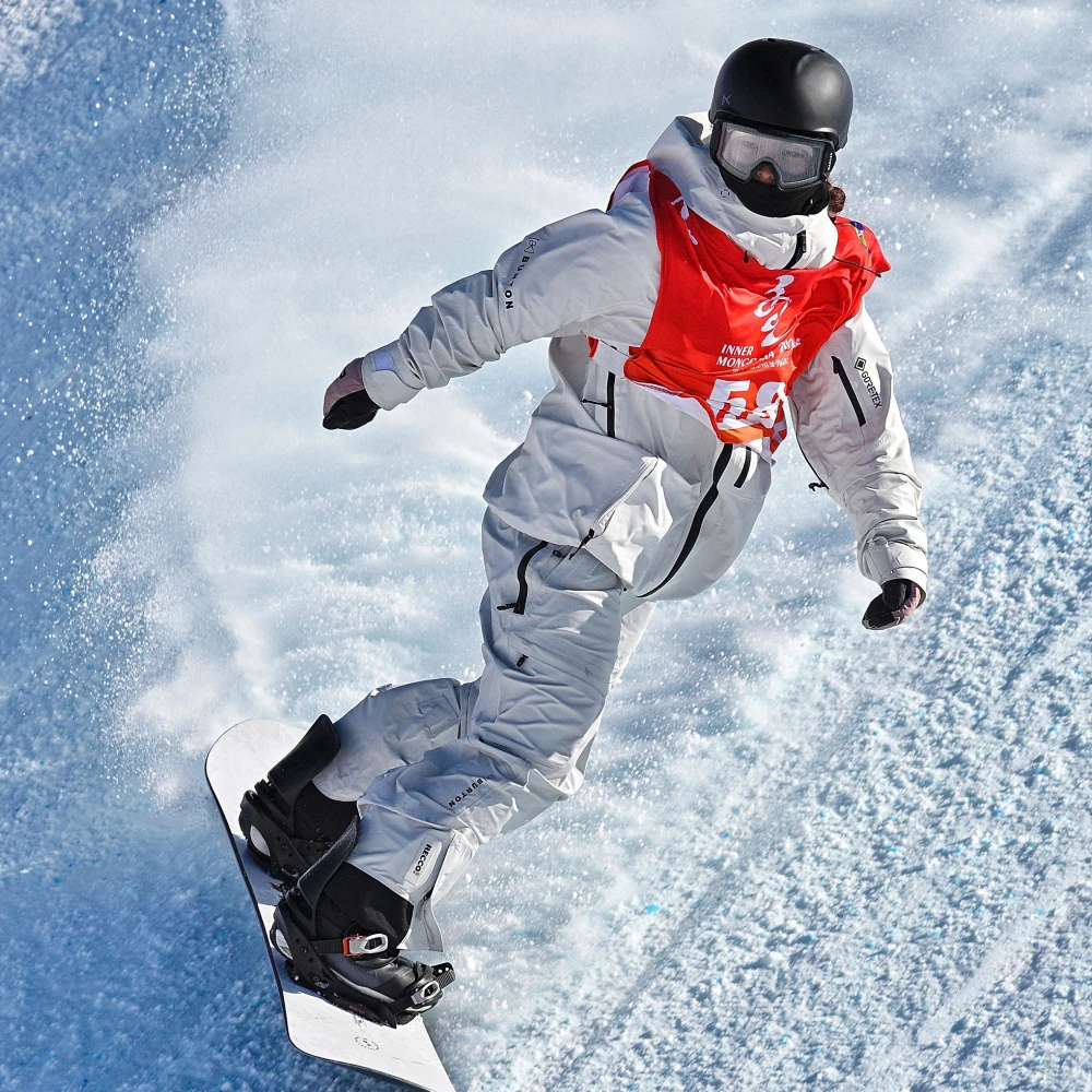 户外冲锋裤加绒男女同款