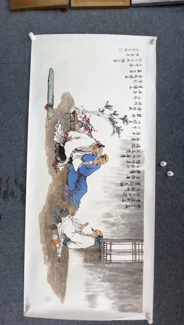 【闪购商品】国画1.13-冯高翔6尺人物-007