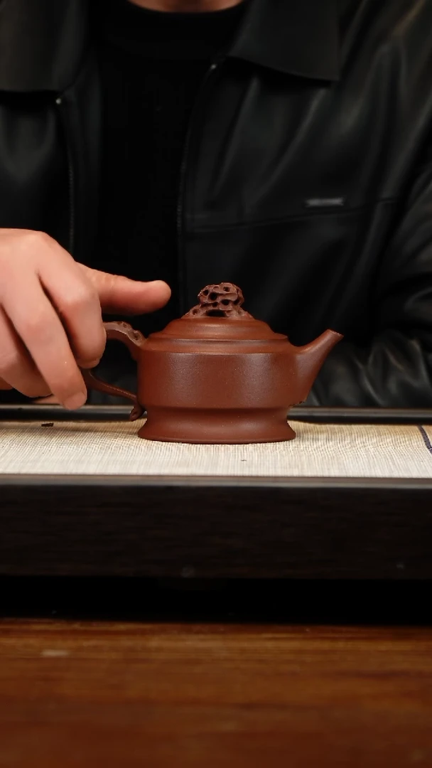 茶壶紫砂云根料磐石