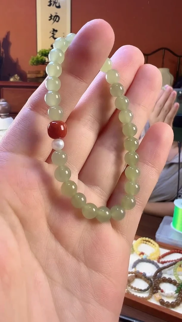 手串未镶嵌和田玉和田玉6mm