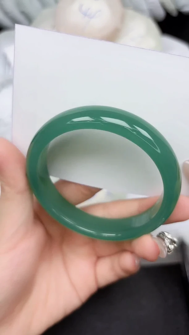 未镶嵌手镯石英质玉43-58.5