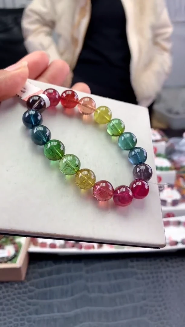 未镶嵌手串碧玺多样性发一条