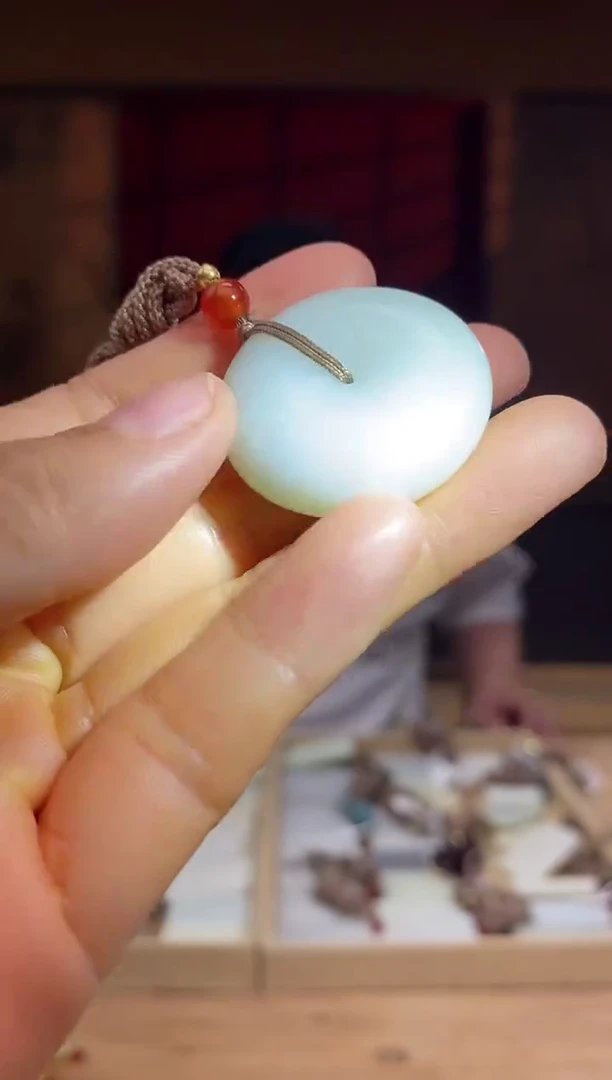 和田玉未镶嵌颈饰d450