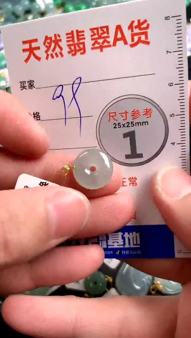 【闪购商品】翡翠颈饰18K金镶嵌13009169