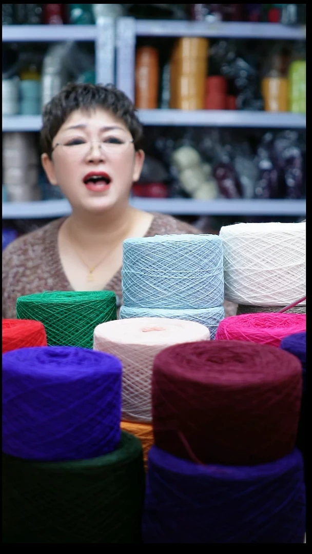 羊绒欢姐手编线D924