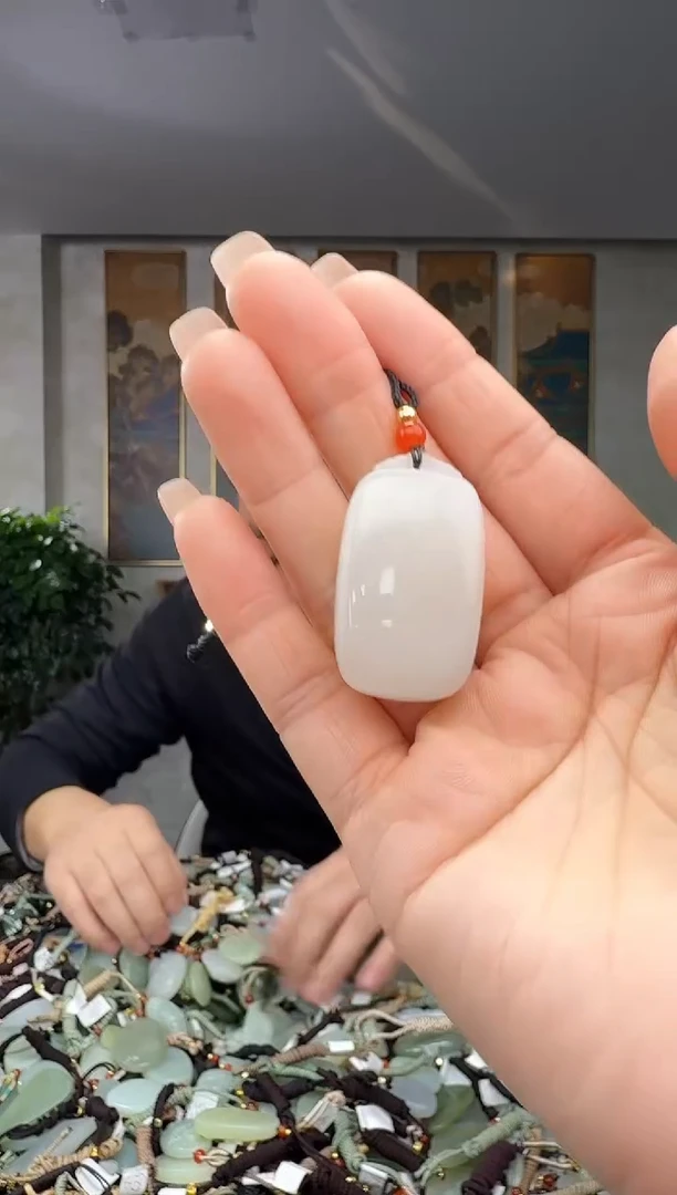 颈饰未镶嵌和田玉拍一发一多样性发货