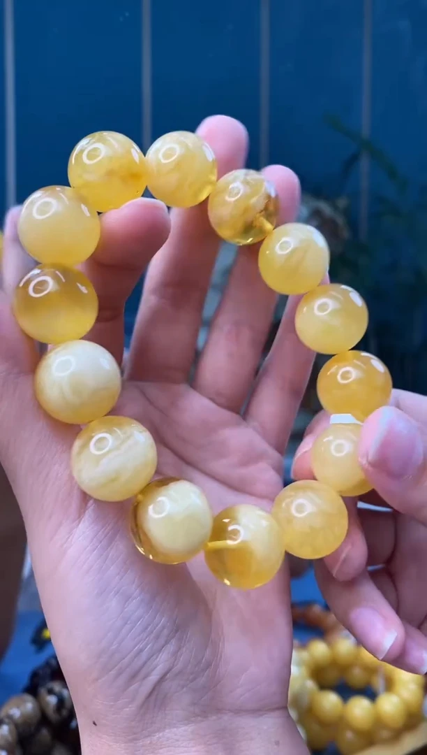 裸石琥珀未镶嵌9/14多样性发其一12