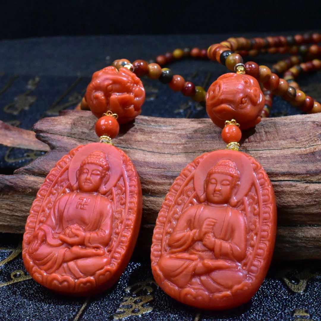 SJ【一九珠宝】南红八大守护套链（十二生肖守护神） YJ3077