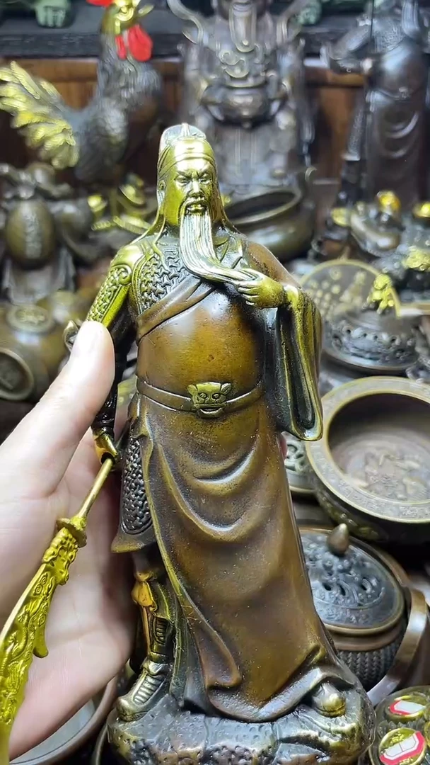 闪购链接，点击下单，有运费险，铜摆件