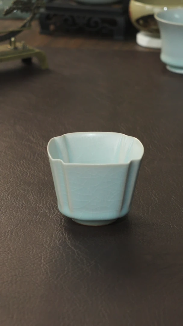【闪购商品】杯宣宝汝瓷原矿原釉微瑕