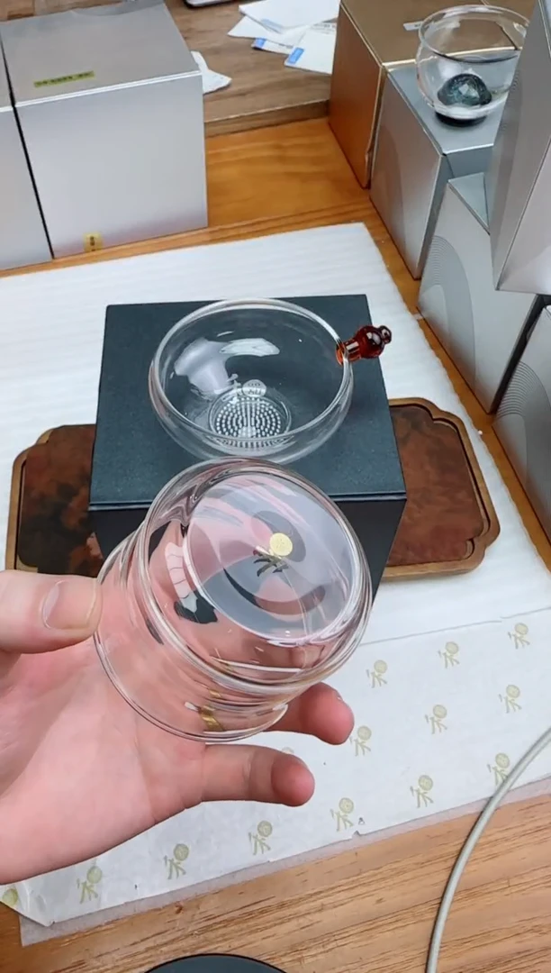 禾金标奉珠茶漏琥珀