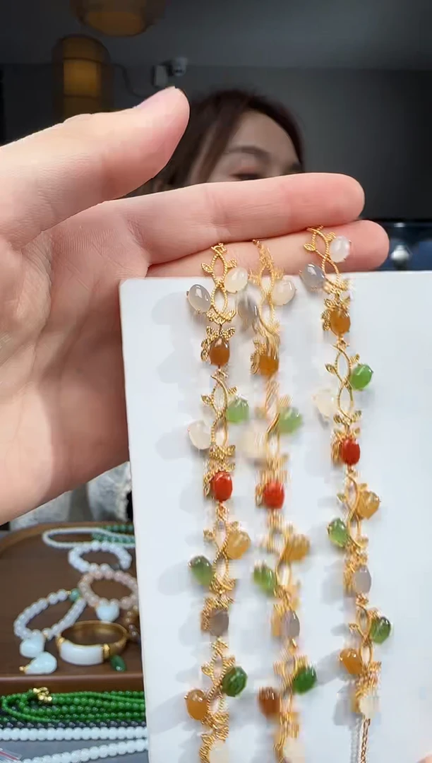 手链银S925镶嵌和田玉多样性发货 拍一发一