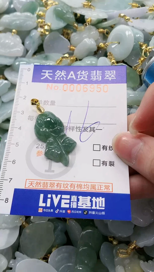 颈饰未镶嵌翡翠纯天然a货翡翠