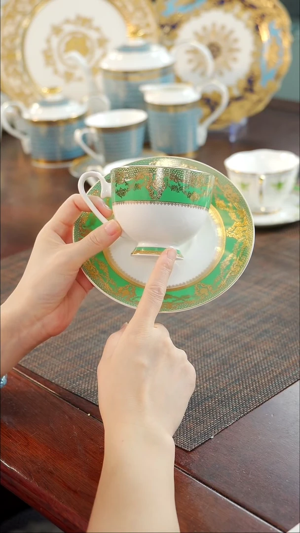 瓷片咖啡杯碟