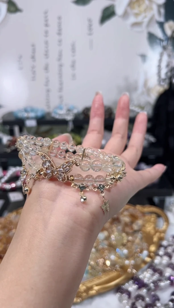 【闪购商品】水晶手链未镶嵌天然水晶默认微瑕 多样性发货发起一