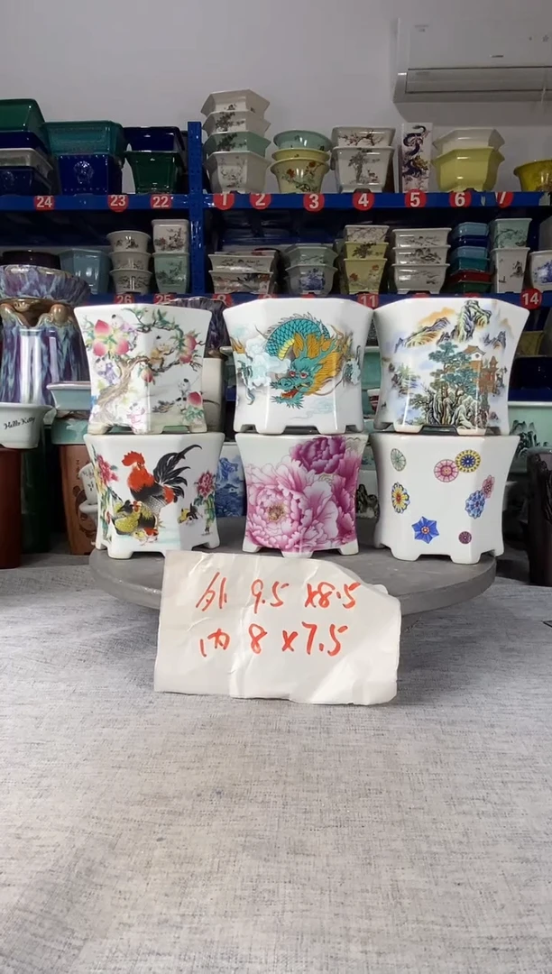 2625六只六方花盆