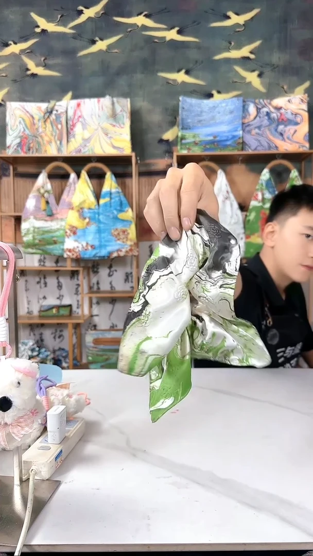 压花方巾 112 手工微瑕 不喜勿拍 不退不换