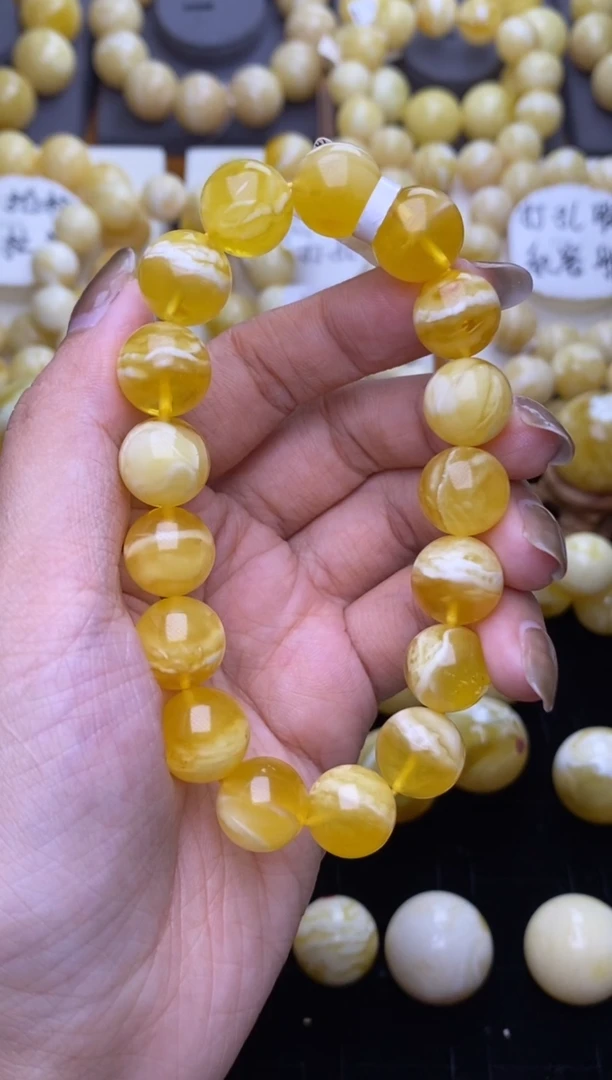 裸石琥珀未镶嵌12mm+大小姐珠宝160