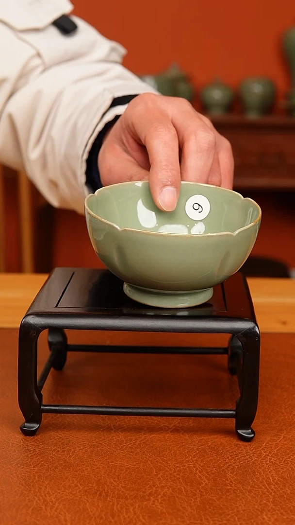 越窑秘色瓷唐盏二级品