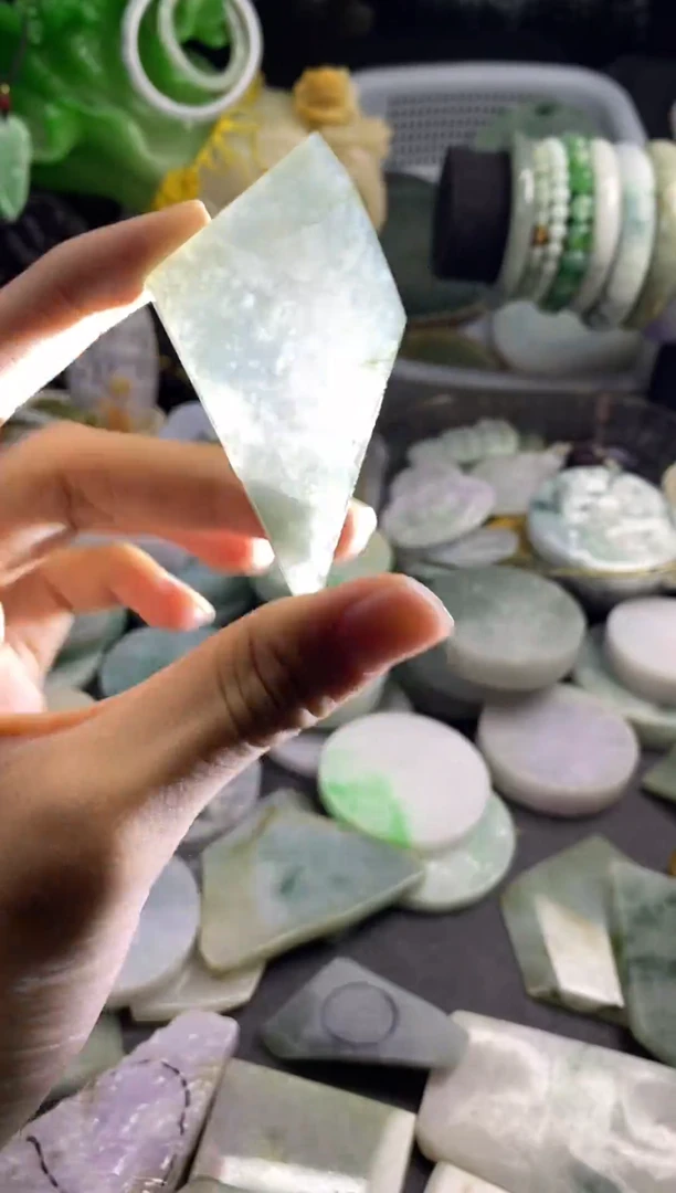 裸石翡翠A货翡翠23