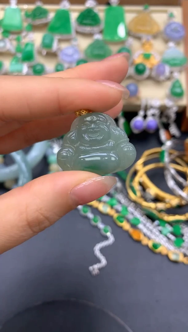 【闪购商品】翡翠颈饰18K金镶嵌145-中国好珍宝