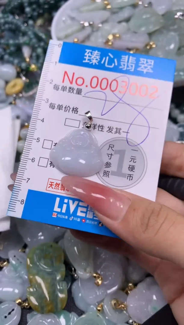 【闪购商品】翡翠颈饰未镶嵌含绳0003002