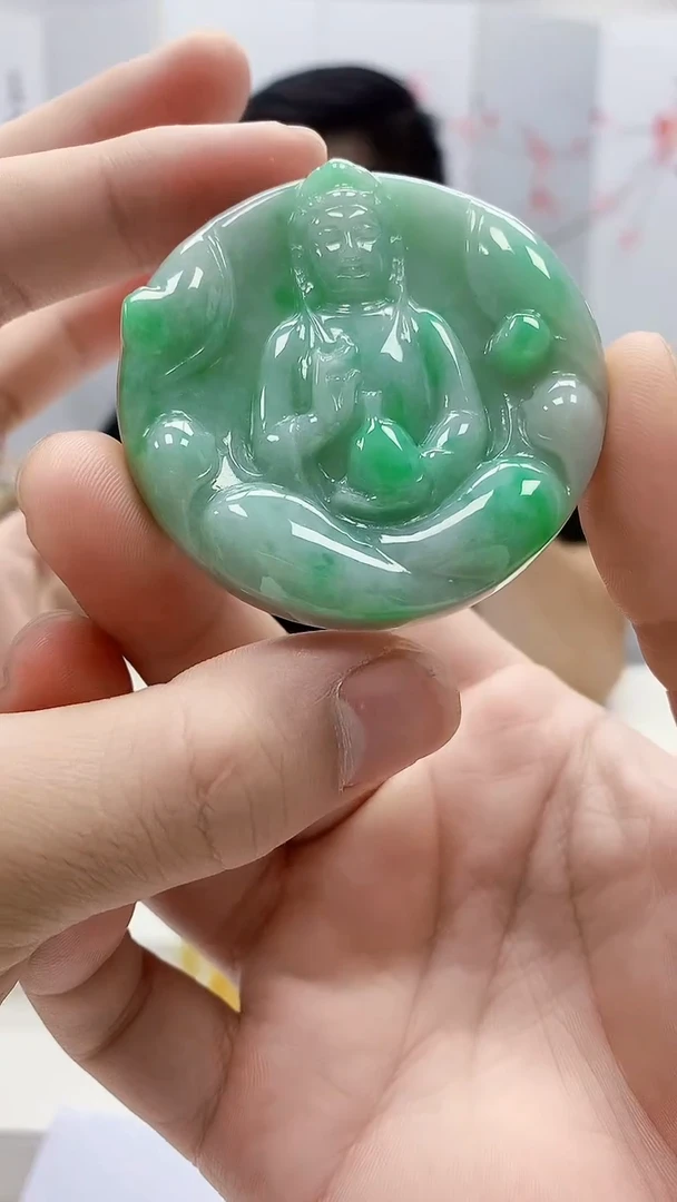 定制翡翠未镶嵌5124bb-毛货挂件6