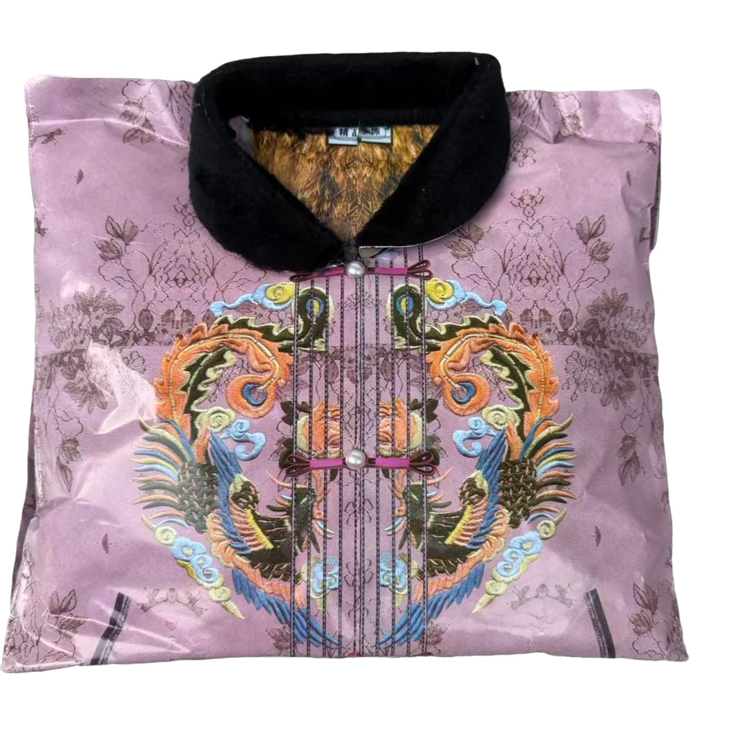 立体毛领男女款加厚加绒棉袄外套棉服寒衣节