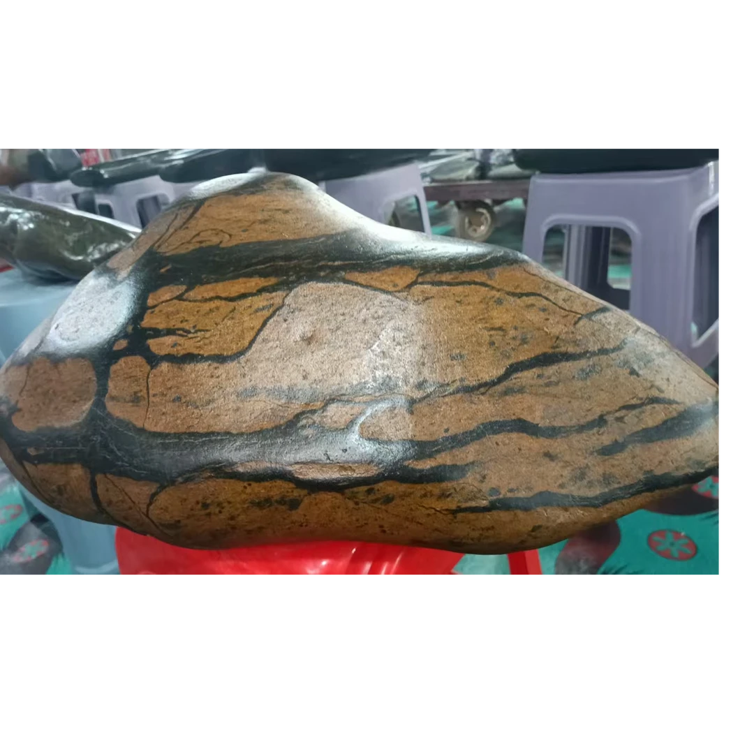精品戈壁奇石摆件画面石