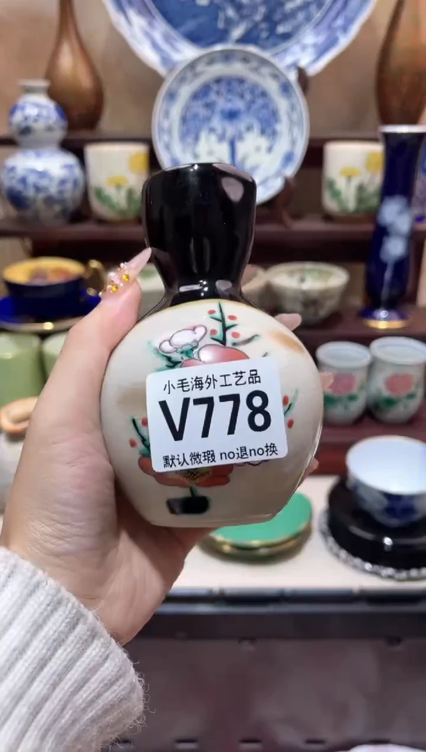 瓷片飞*小毛海外28包邮V778