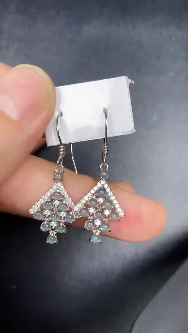 银S925镶嵌戒指翡翠3960