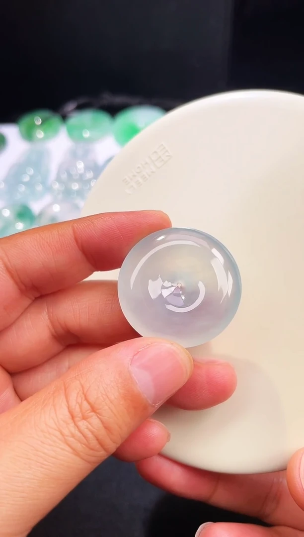 颈饰未镶嵌翡翠行*平安扣 尺寸 30.6   6mm