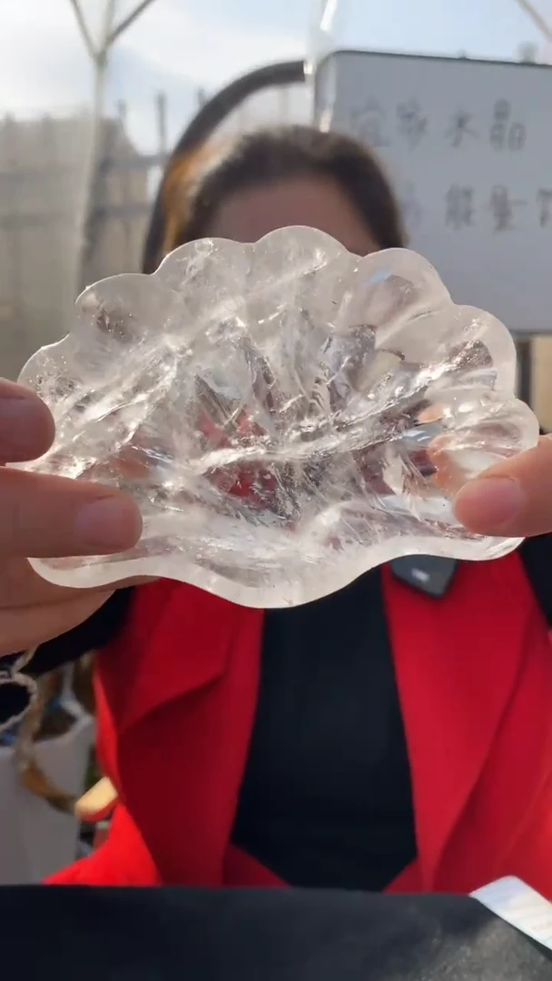 【闪购商品】水晶碗未镶嵌白水晶碗D539