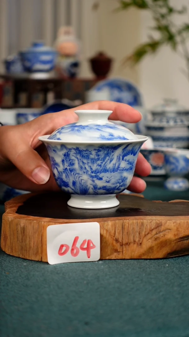 茶杯064全手工手绘茶器