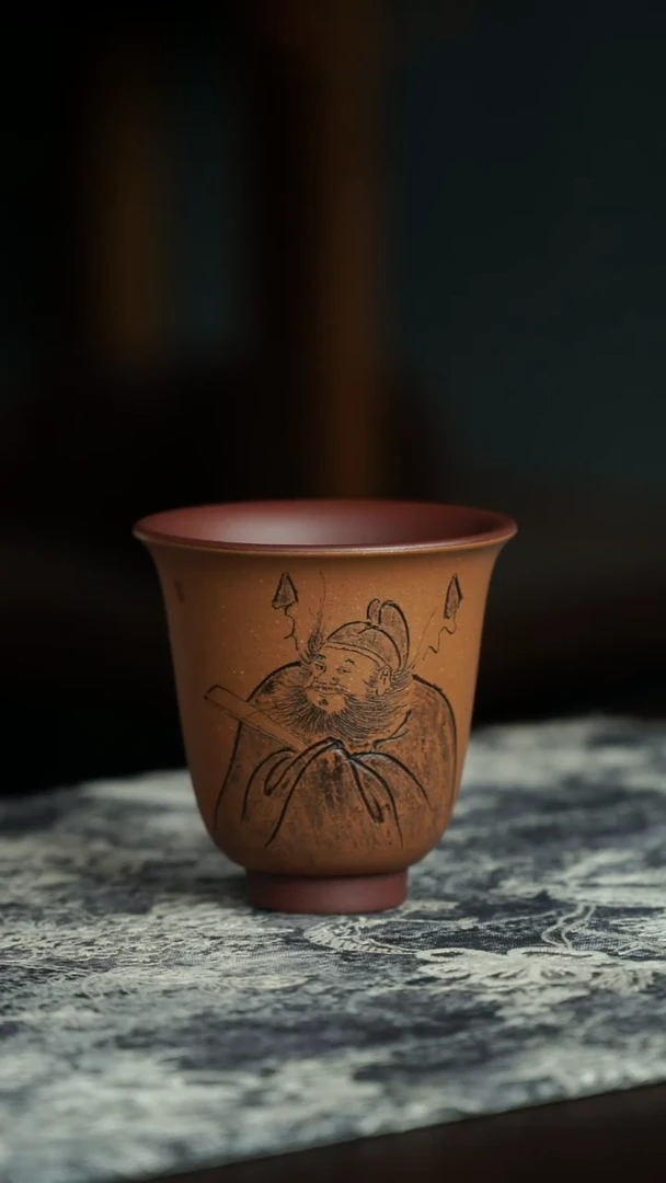 茶杯紫砂11号宜兴紫砂原矿作品