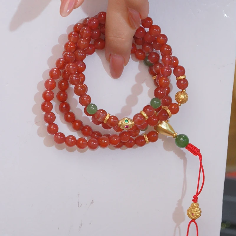 【歪歪】安谧*南红项链*N0128