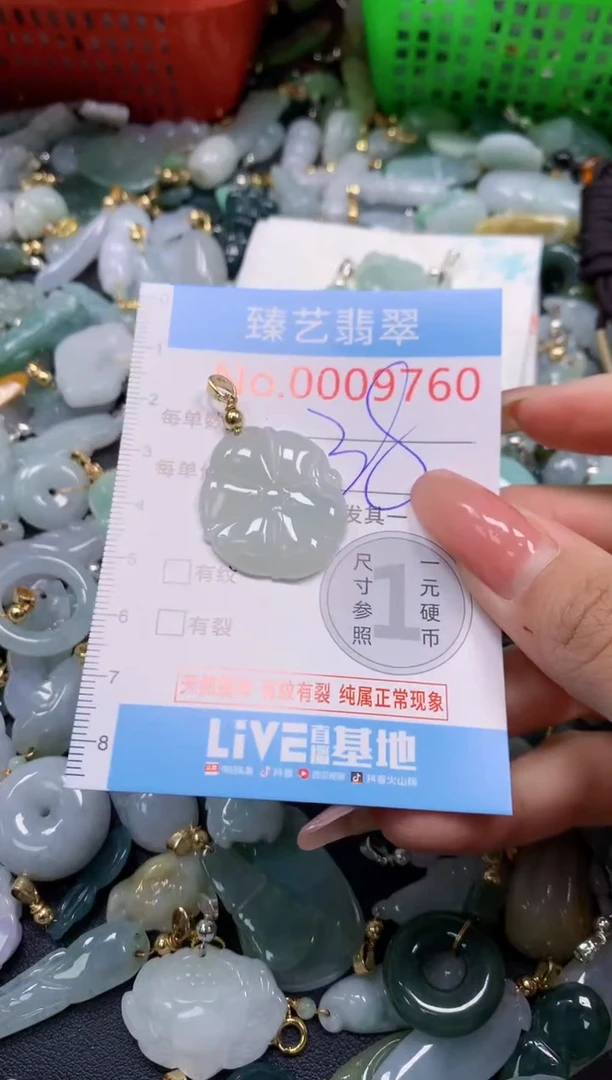 翡翠未镶嵌吊坠(不含链)9760