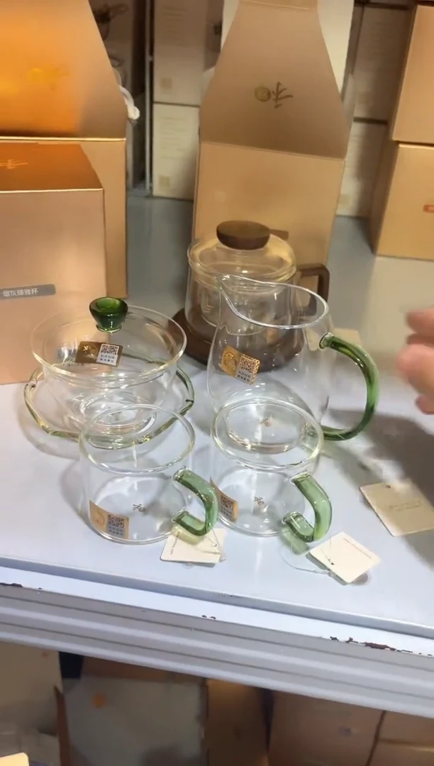 【闪购商品】沁莲盖碗湖绿色+澄然湖绿色+清禾湖绿