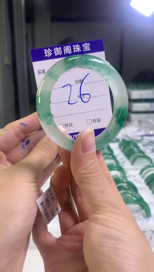 未镶嵌手镯石英质玉（非洲翠）54