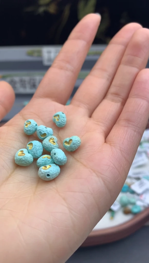 未镶嵌绿松石单珠（定制）叮****子茜.B01