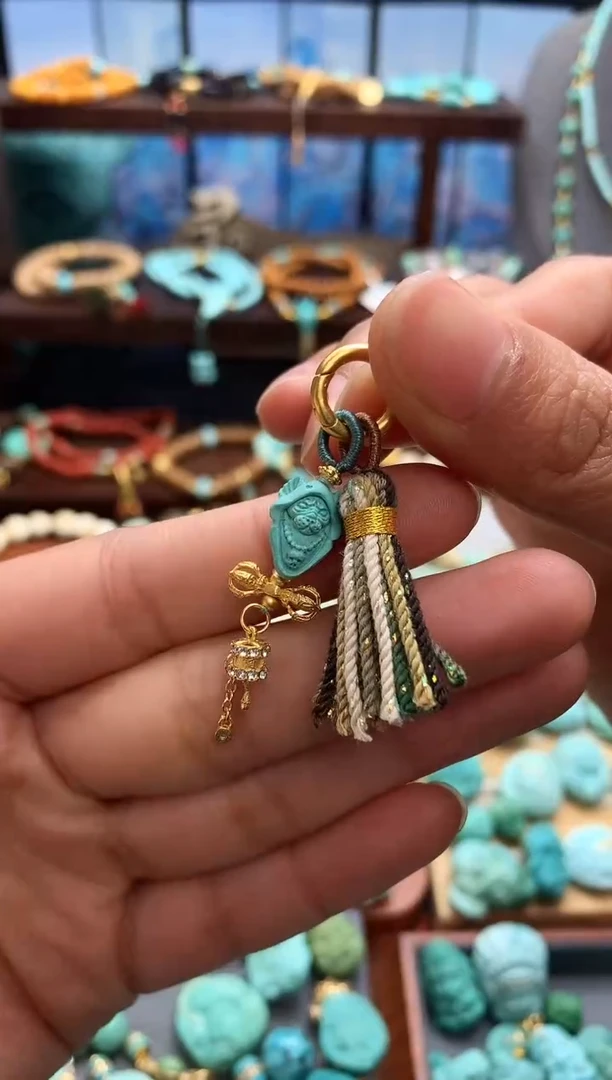 未镶嵌绿松石挂件用****5法老猫滴流