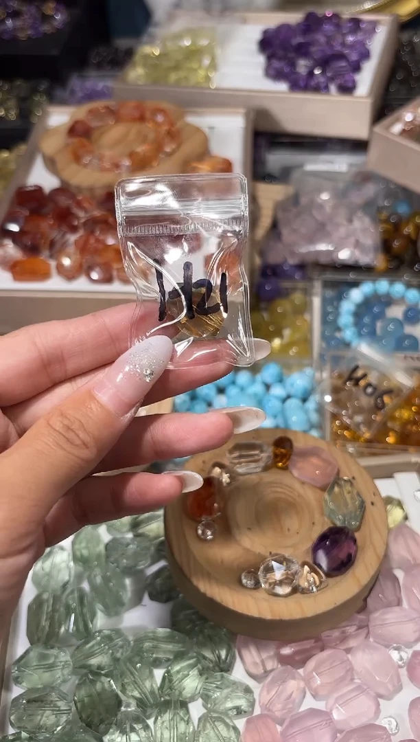 水晶手串未镶嵌H21爆力黄水晶随行拍3