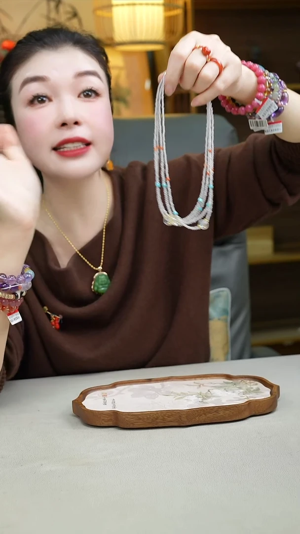 项链未镶嵌水晶白水晶项链