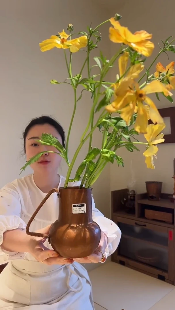 九*?茶道摆件0000铜花器福利3580