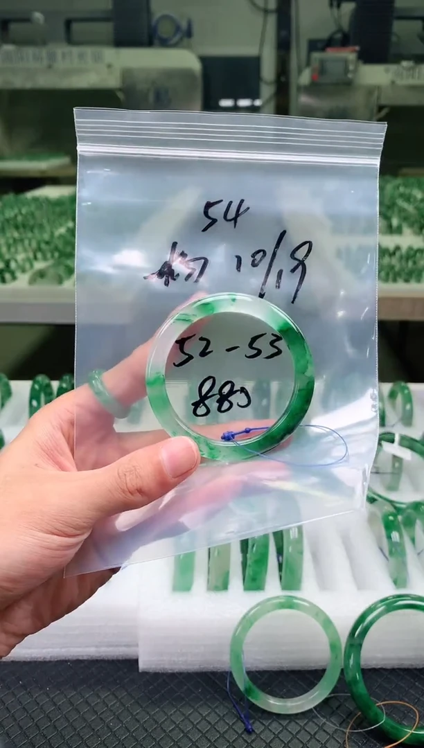 未镶嵌手镯石英质玉天然非洲翠手镯52-53圈口54号