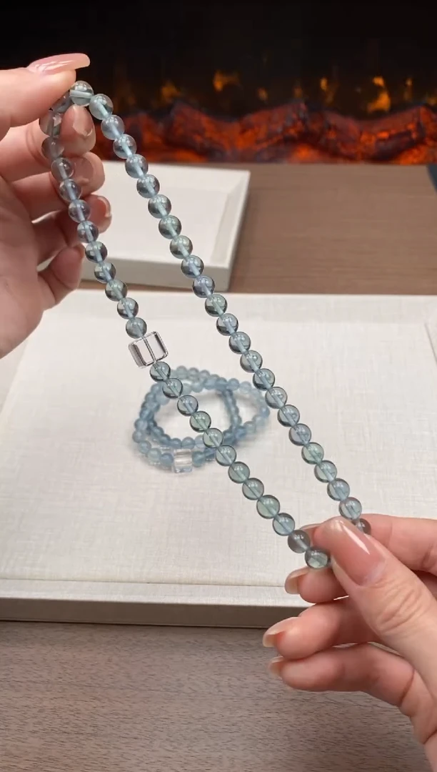 未镶嵌手链萤石万嘉水晶 发1件