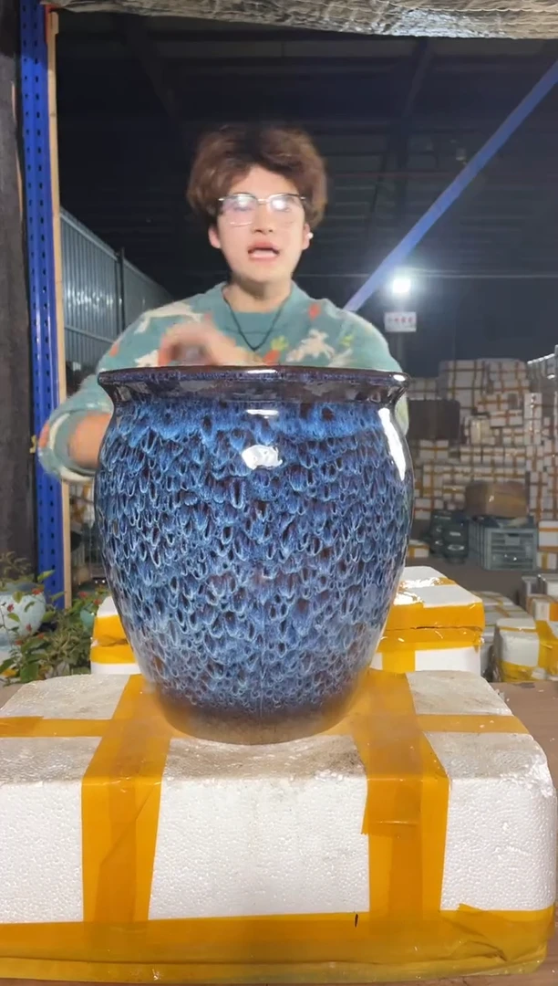 紫砂花盆宜兴紫砂粗陶花盆27-30