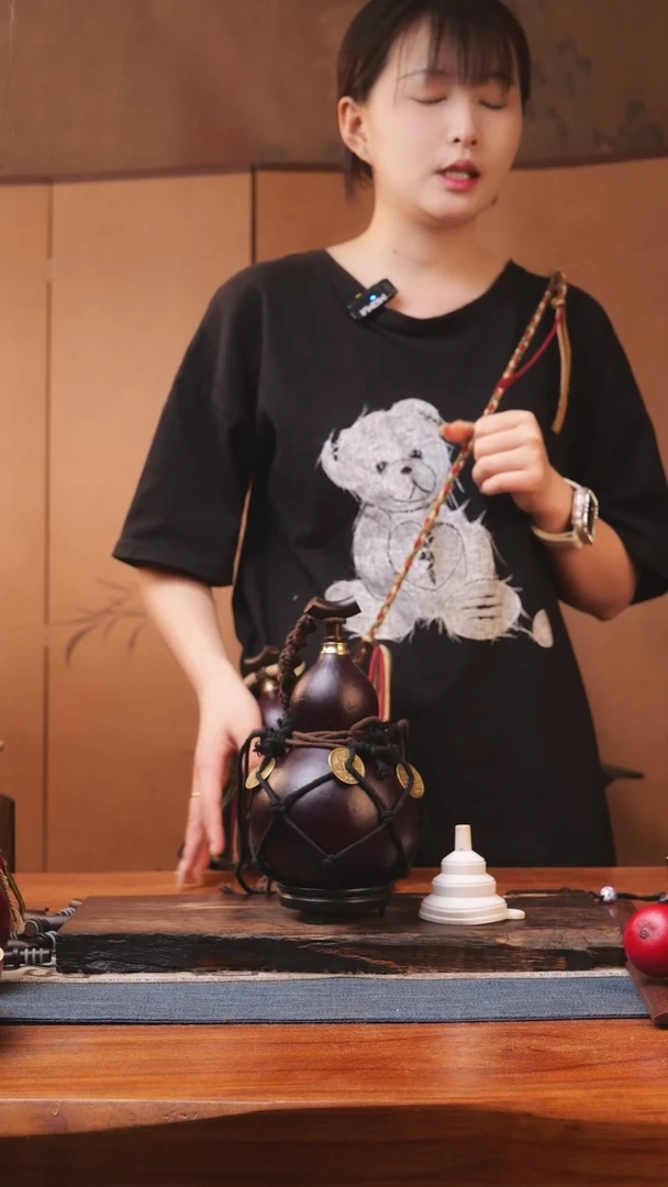 1736号精品大漆葫芦防腐防渗装水茶酒